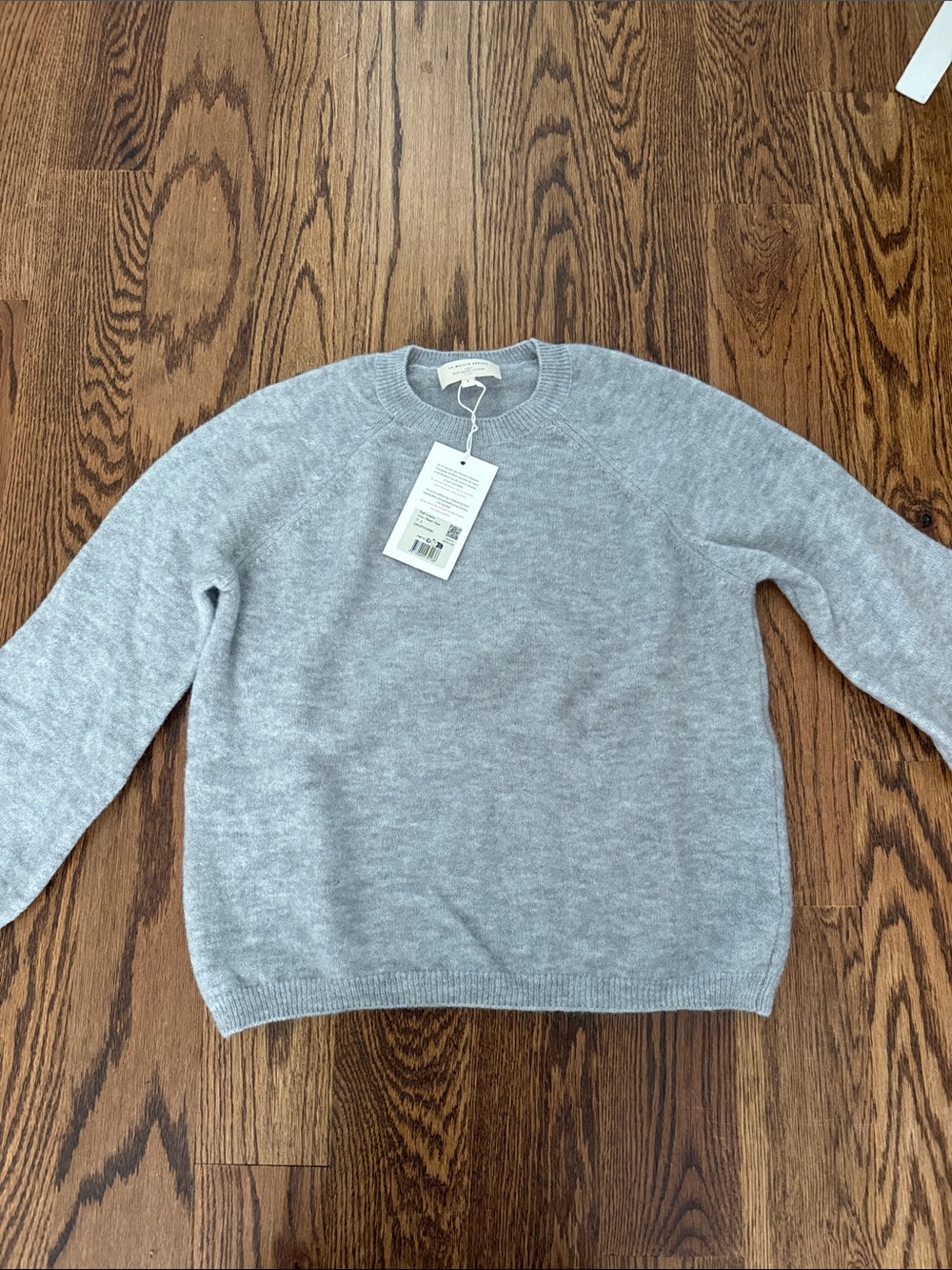 Sezane Gray Crewneck Sweater
